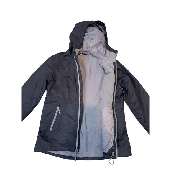 The North Face Black DryVent Lined Hooded Jacket Lined Windbreaker EUC Women’s M - Picture 2 of 8